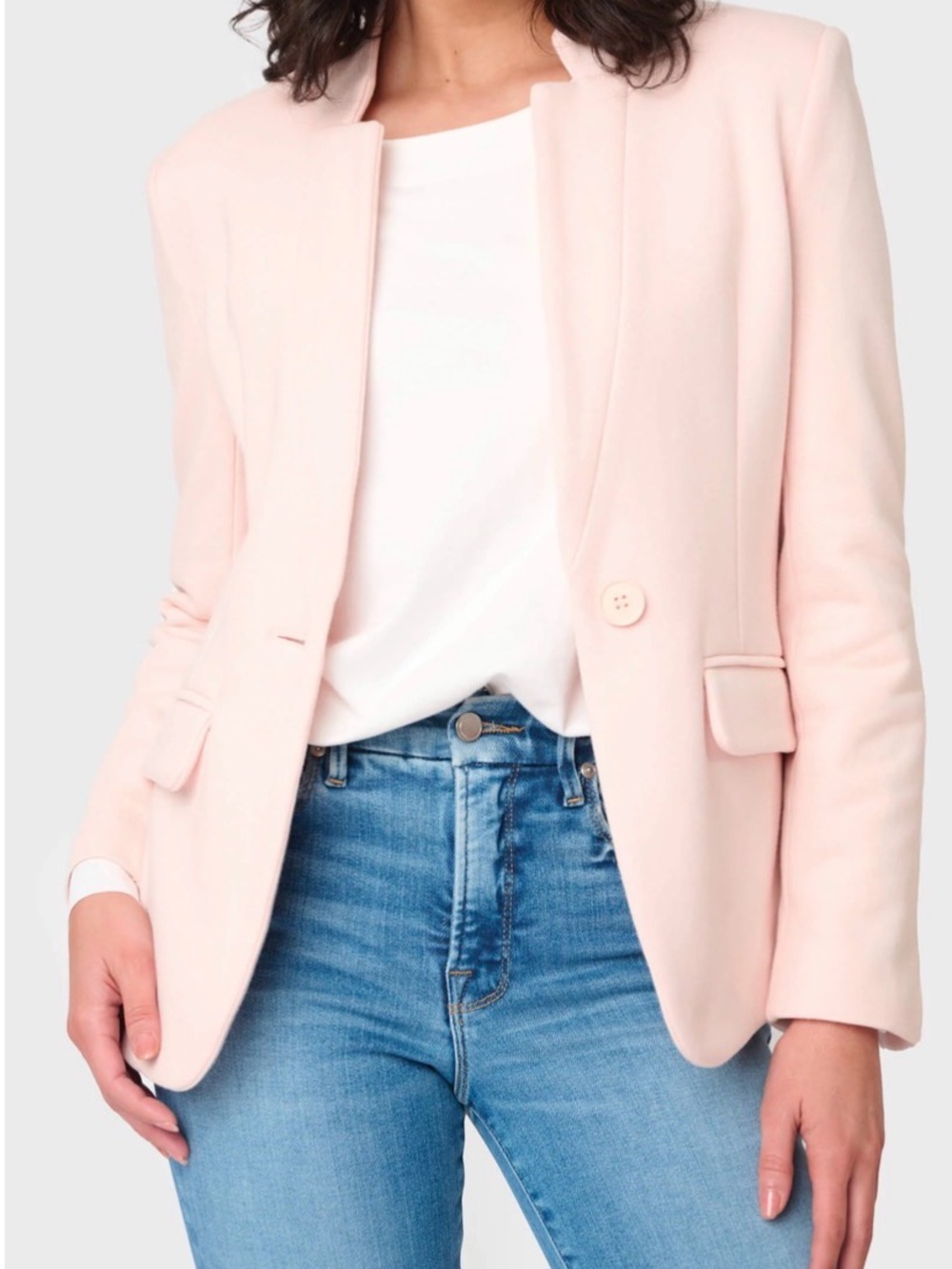 Gibsonlook Pink Notch Collar Blazer NWOT size small